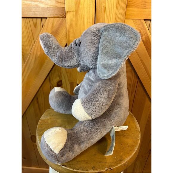 Build a Bear BAB 13” Inch Gray Asian Elephant Plush Stuffed Animal 2014 (0414) - Picture 3 of 11